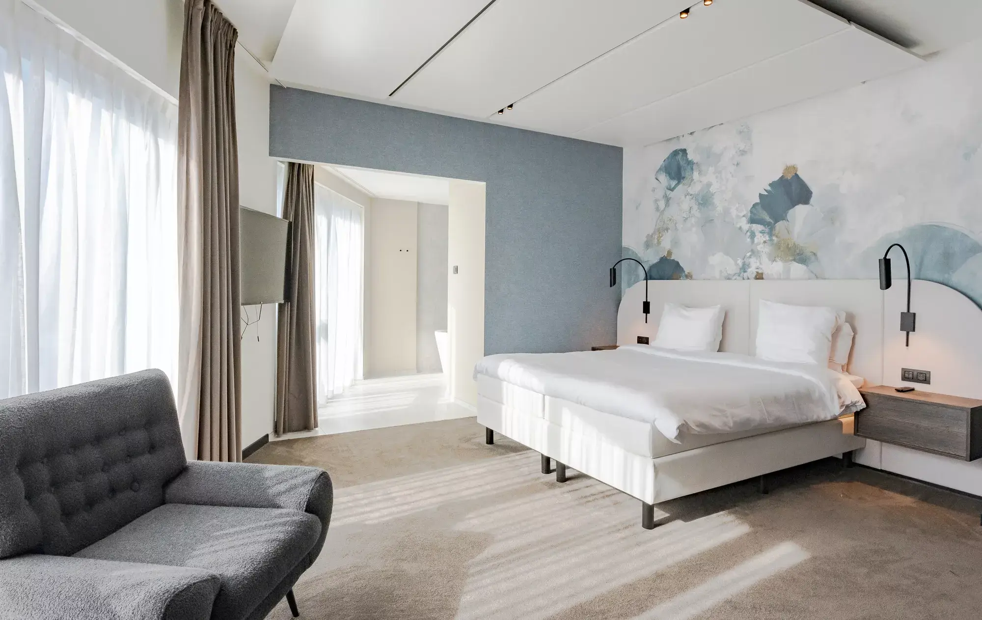 Hotel room at Van der Valk Hotel Ghent