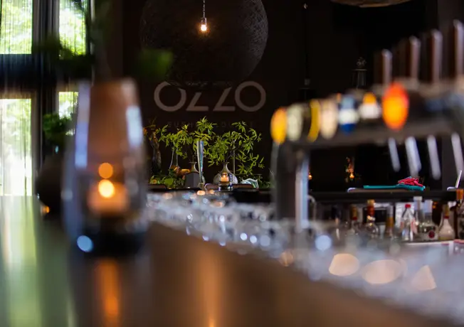 Barvrouw die drankjes serveert