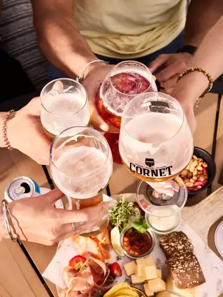 Bierchen und Snacks in Deutschland