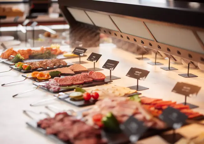 Buffet im Hotel Lelystad