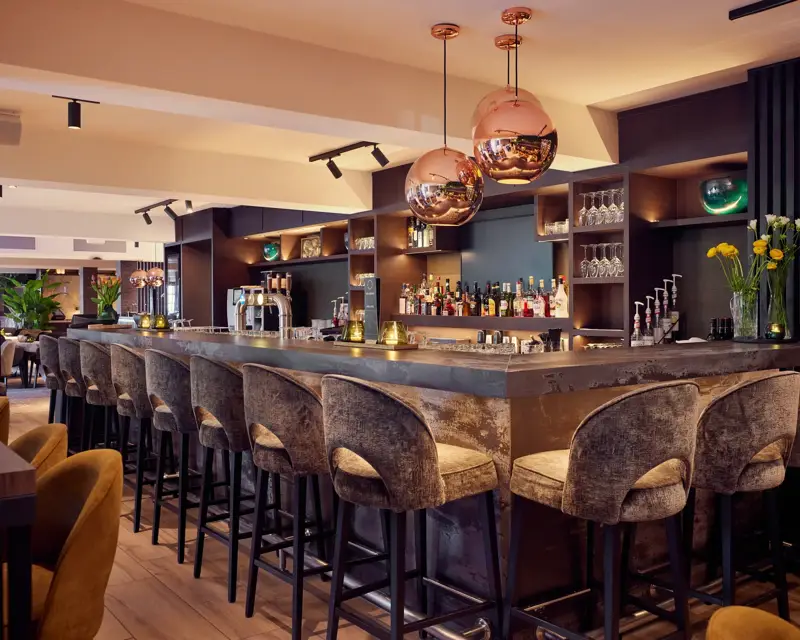 De hotelbar van restaurant Ocre.