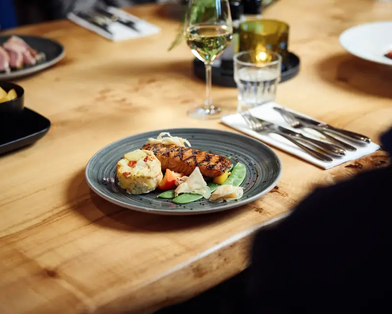 Dining at the restaurant of Hotel Drachten