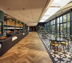 Grüne Lounge