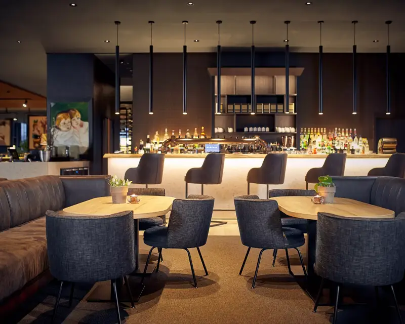 Interior of the Brasserie l'Oeuf