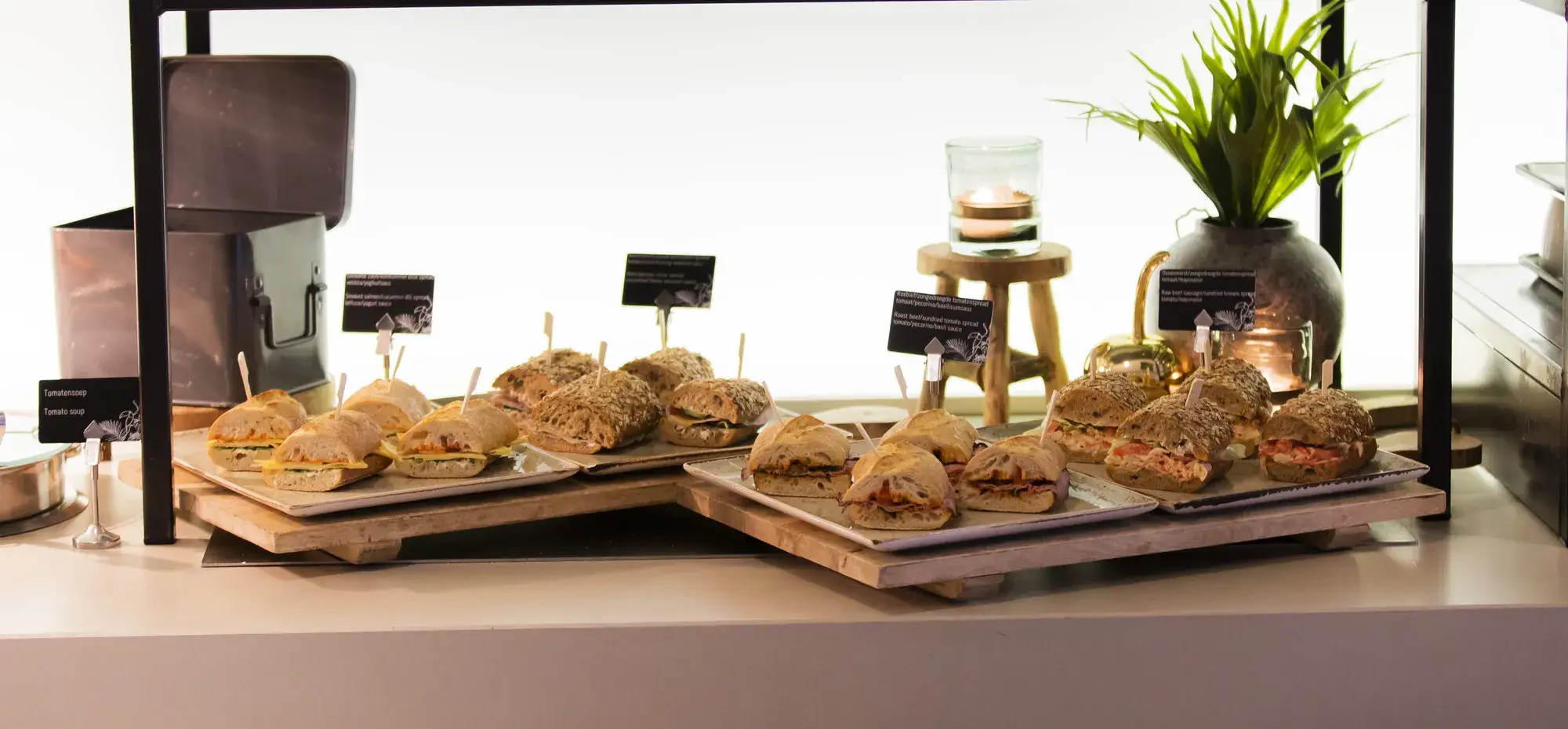 Sandwiches breakout lunch at 040 congress & events.
