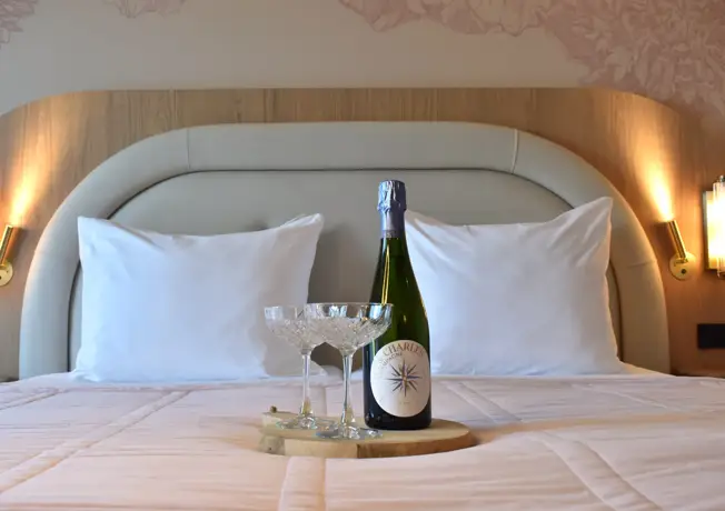 Champagne op de kamer