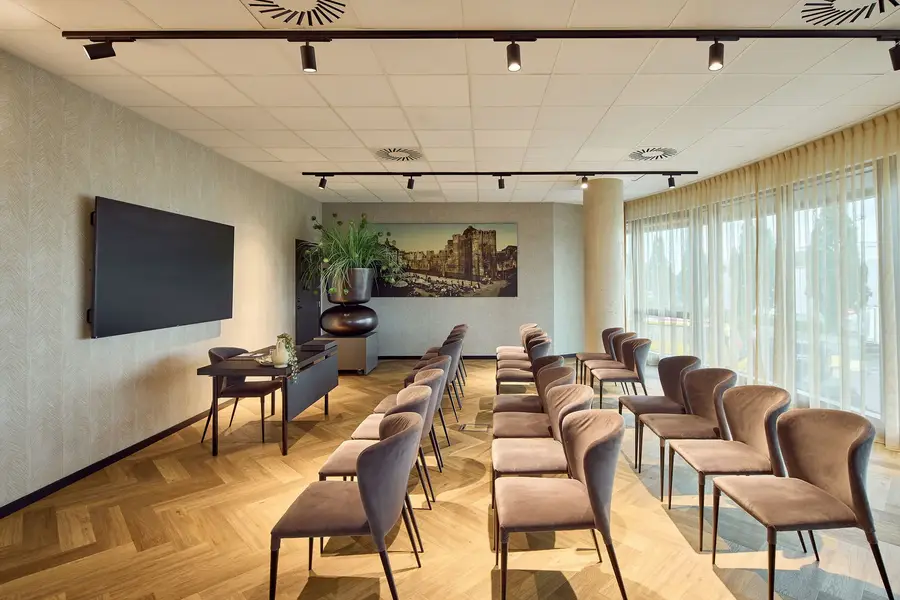 Theateraufbau im Gravensteen-Saal für Gruppen von bis zu 30 Personen im Hotel Gent