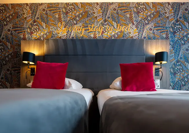 Chambre Twin hotel Liège Congrès