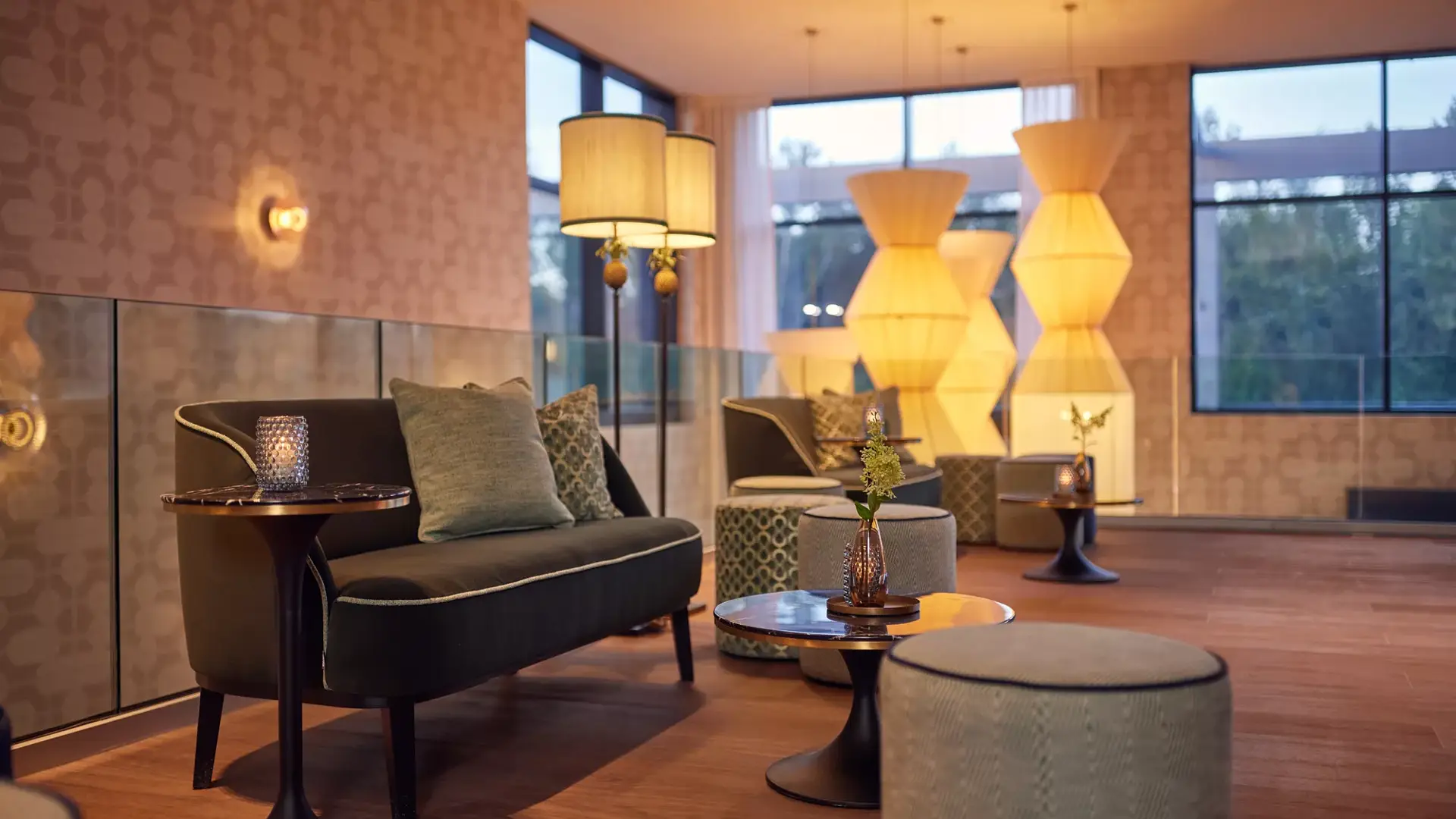 Interieur van hotellobby