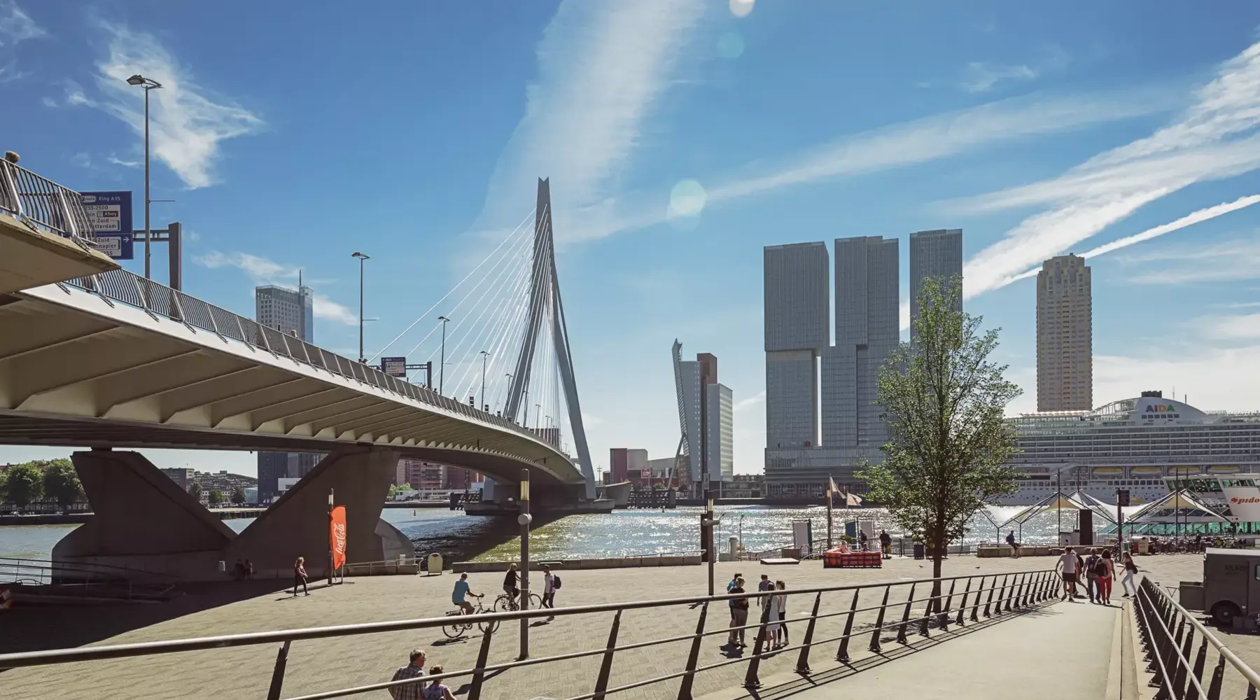 Skyline van rotterdam 