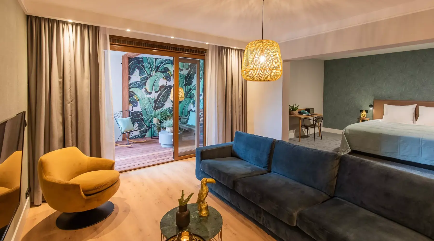 Interieur van de family suite