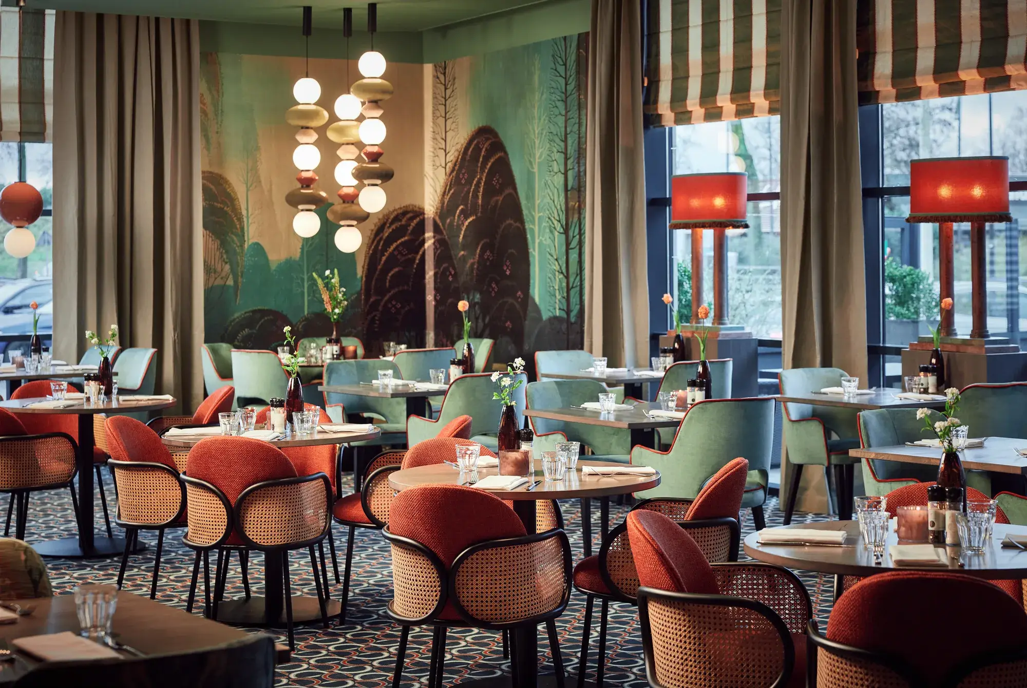 Gasten in restaurant