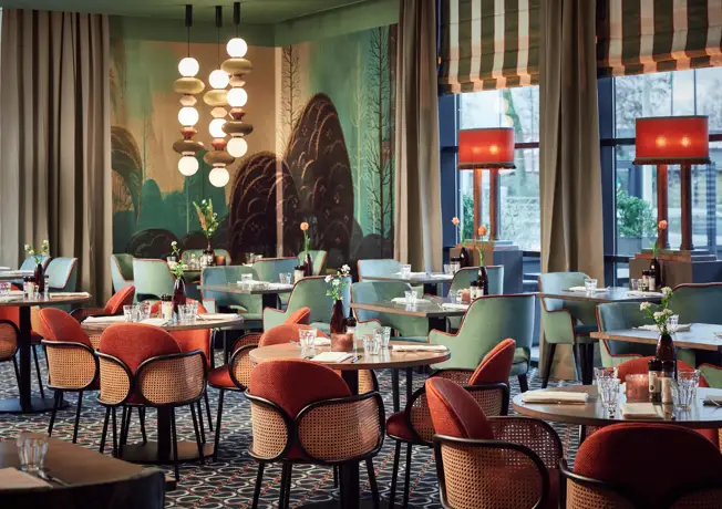 Gasten in restaurant