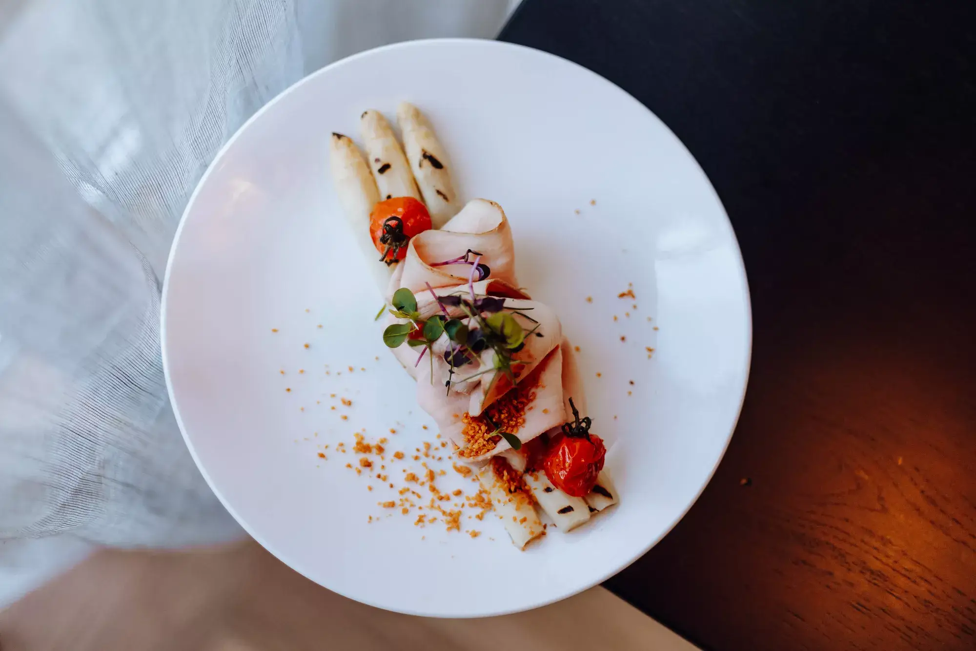 Restaurant Nest: les asperges
