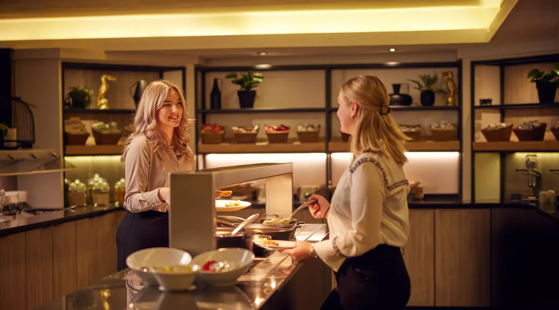 Breakfast buffet at Hotel Drachten