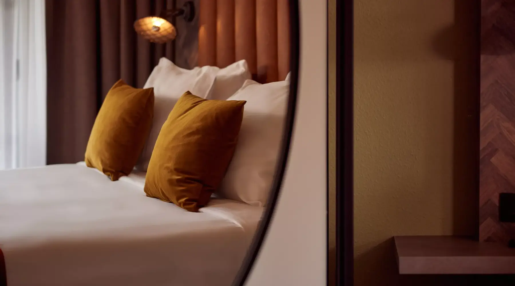 Bed in Hotel Dennenhof