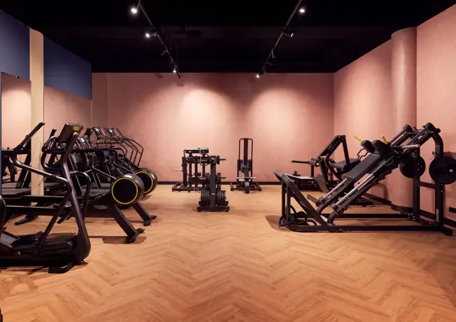 Interior gym of Hotel Lelystad