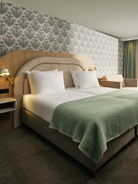 A junior suite at Hotel Volendam