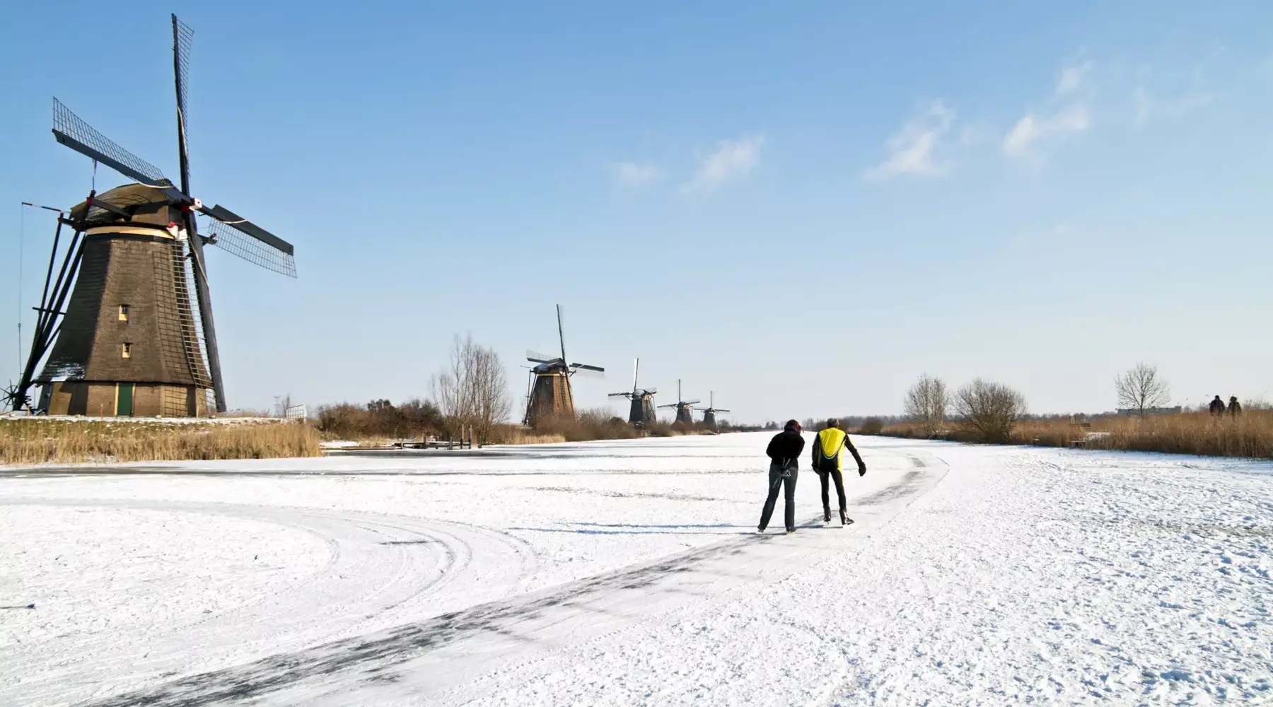 Schaatsen op natuurijs