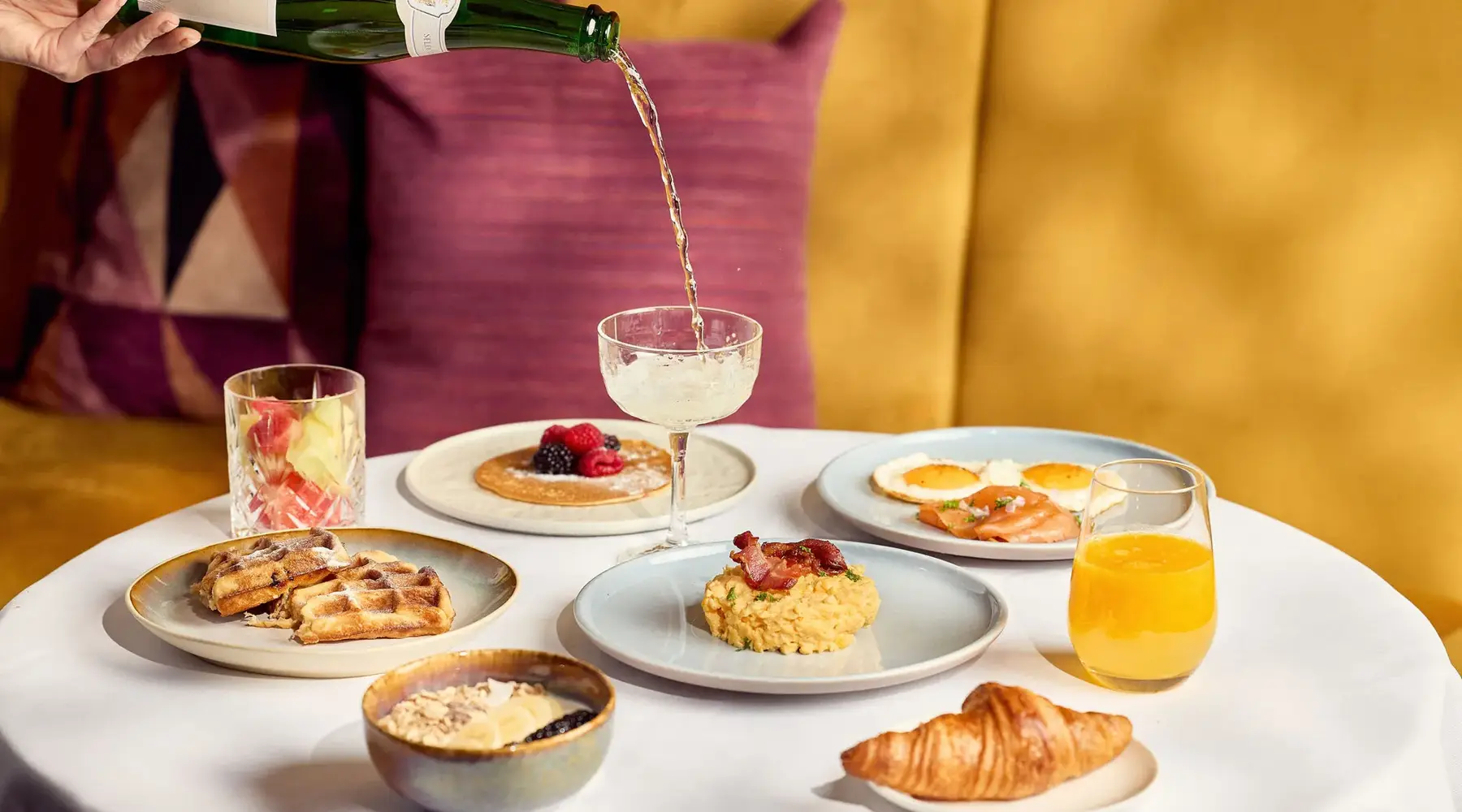 Live cooking breakfast buffet at Restaurant Cocotte in Ghent