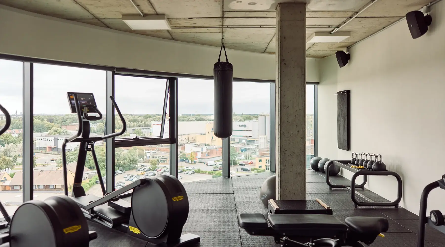 Fitness in Hotel Gent, gratis voor hotelgasten