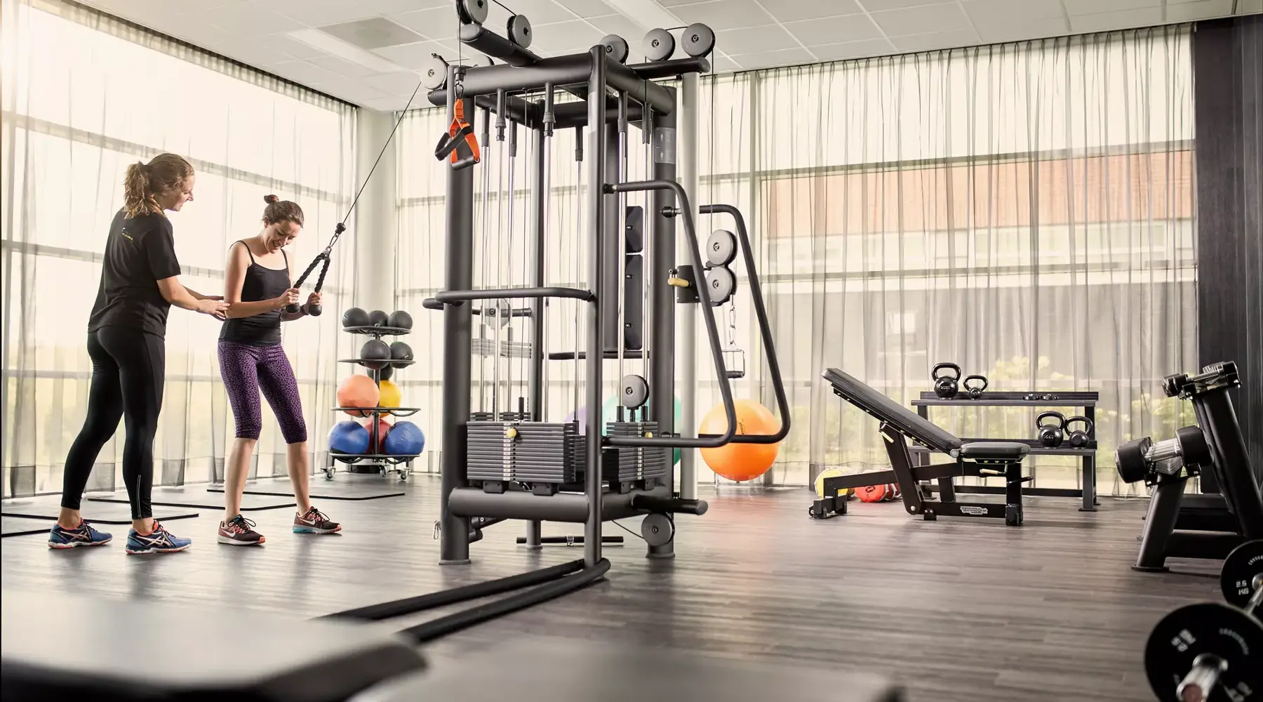 Fitness in a hotel