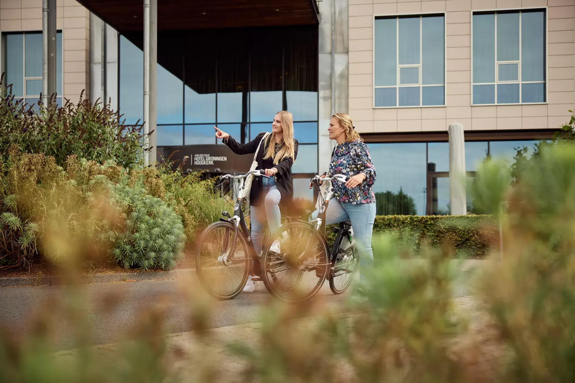 Fietsend koppel