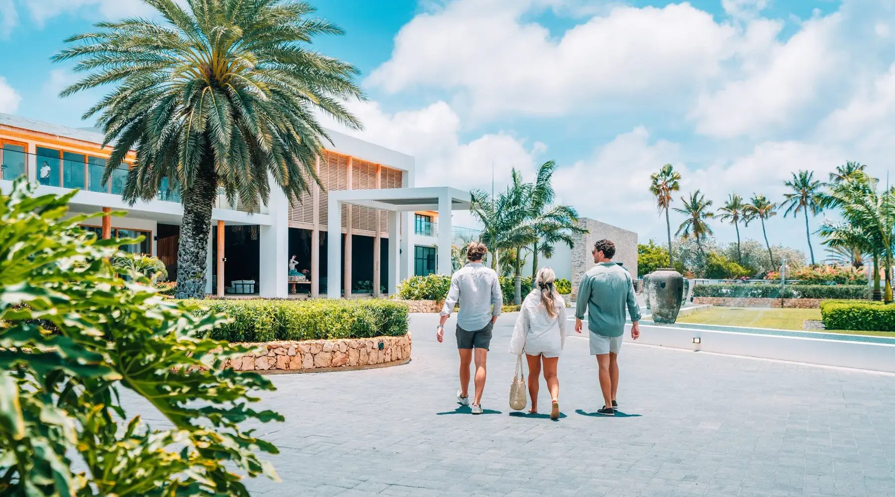 The entrance of Resort Bonaire