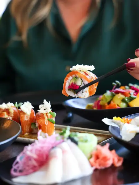 Sushi eten bij Mr. Sato 