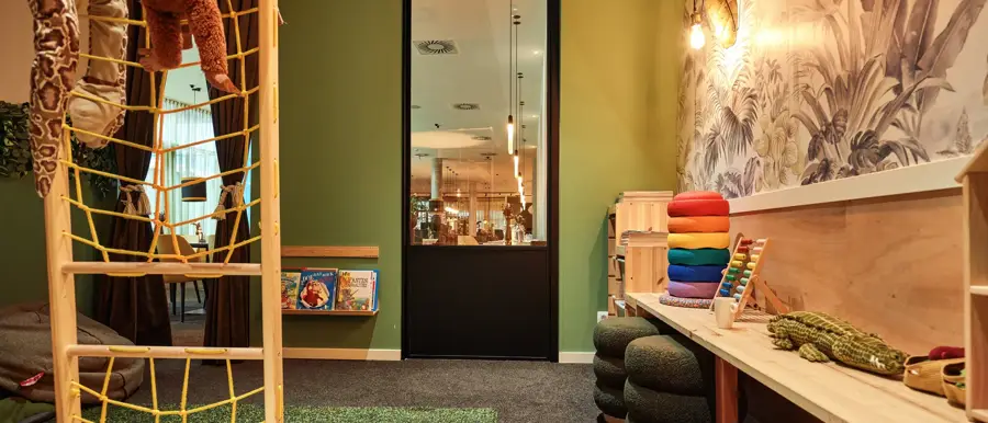 Coin jeux pour enfants au restaurant Cocotte