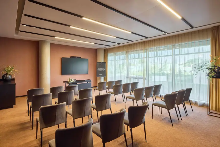 Theaterbestuhlung für bis zu 30 Personen im Belfort-Saal in Gent