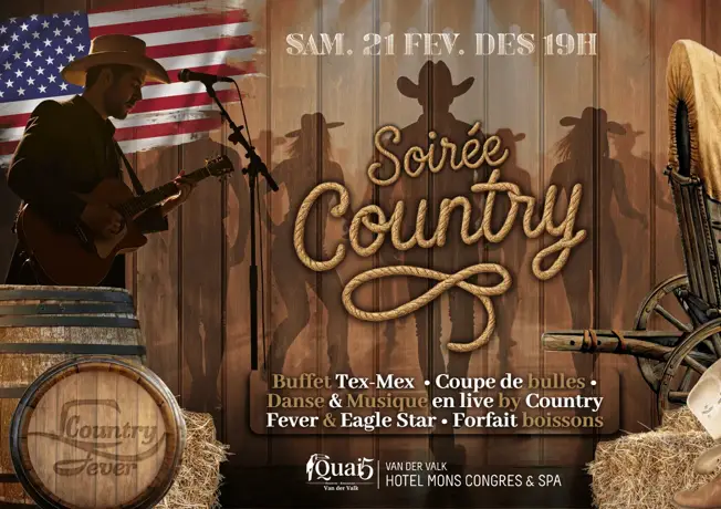 Soirée Country Van der Valk Hotel Mons