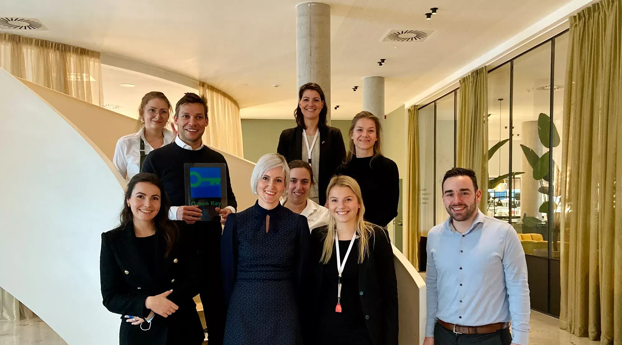 Équipe de l'hôtel Gent - Clé Green Key