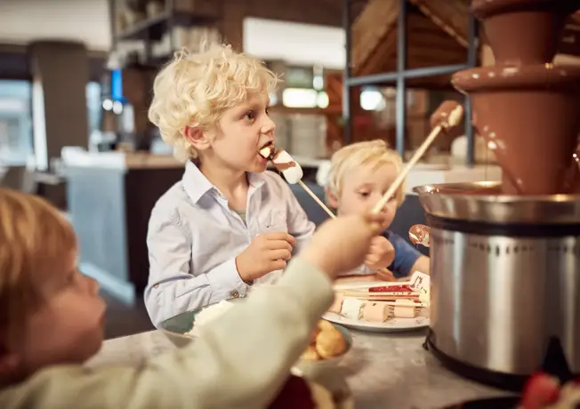 Kinder Schoko Fondue