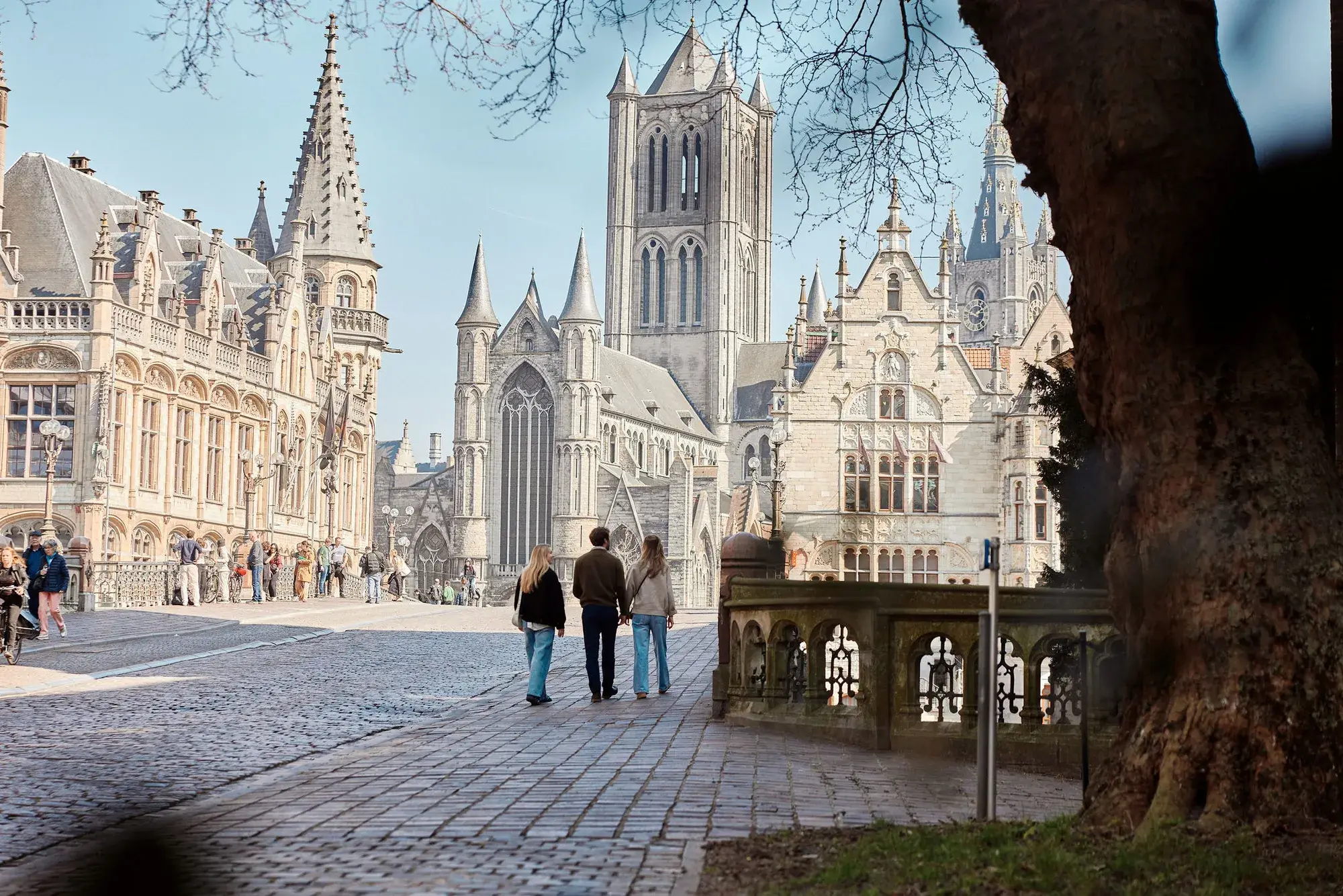Stadtzentrum von Gent