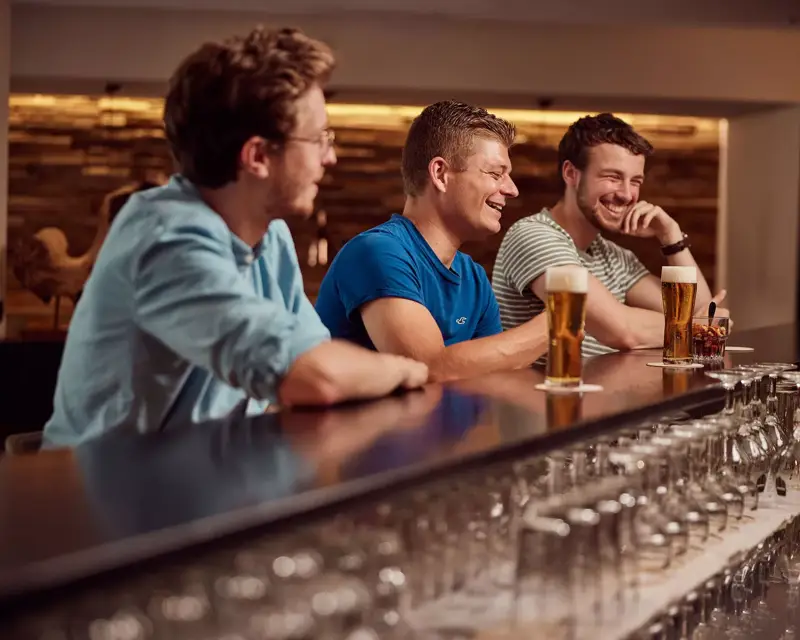 Colleagues at the bar