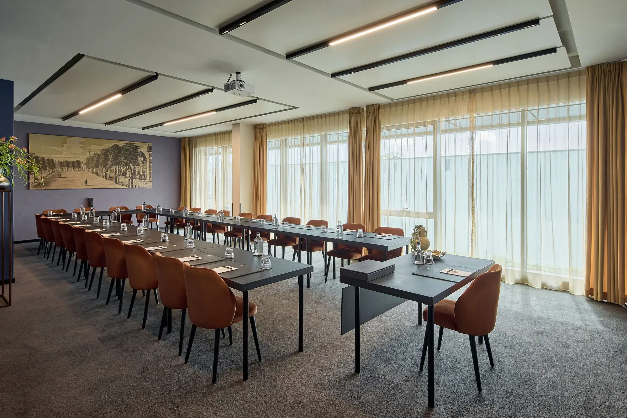 U-förmiger Kouter-Besprechungsraum in Gent