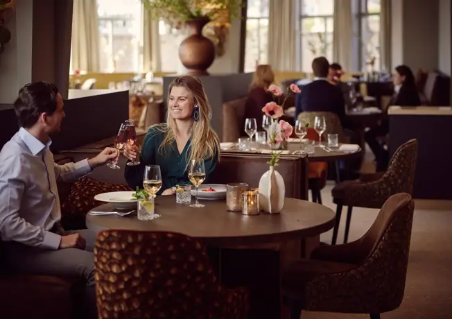 Uiteten bij het Vloed restaurant 