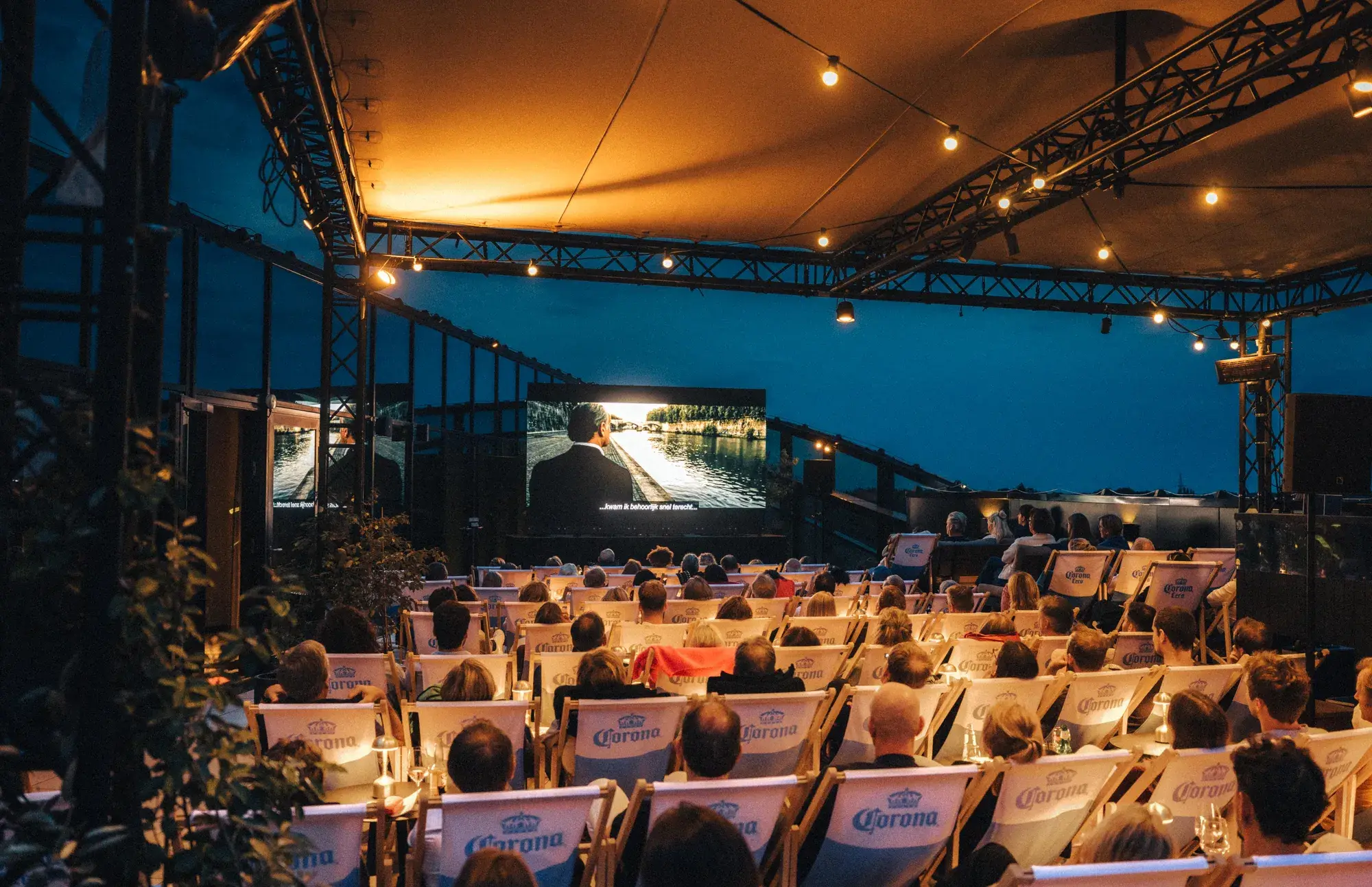 Openlucht cinema in Gent