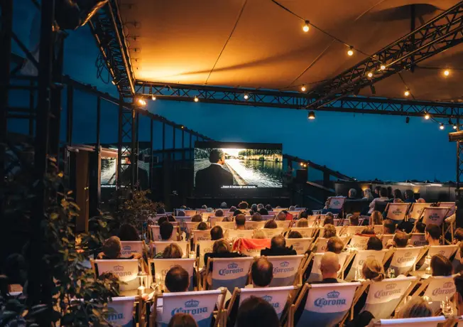 Openlucht cinema in Gent