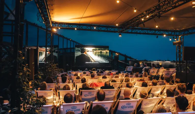 Openlucht cinema in Gent