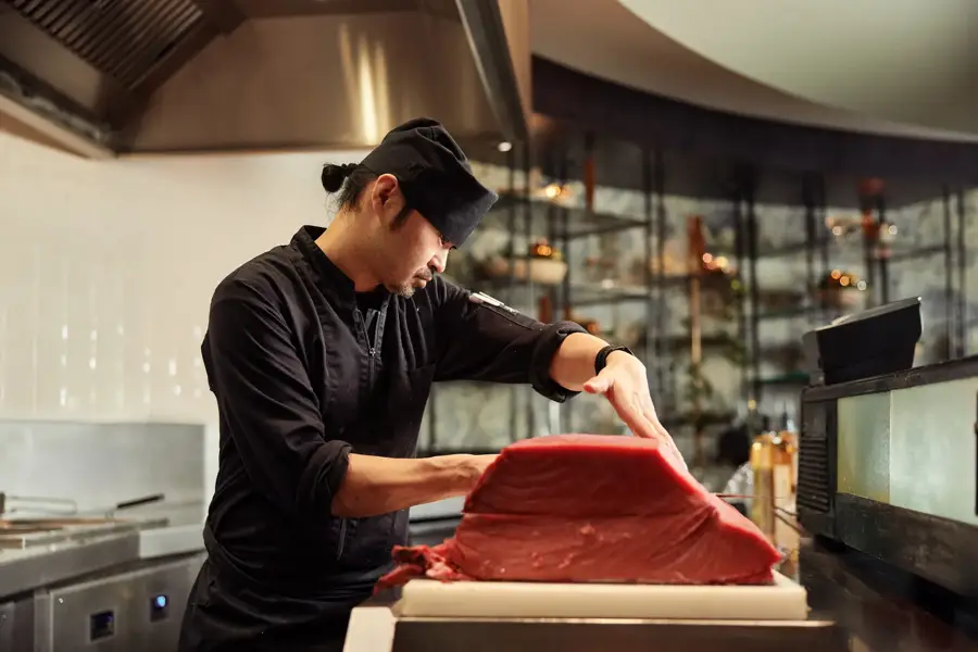 Sushi chef at OZZO