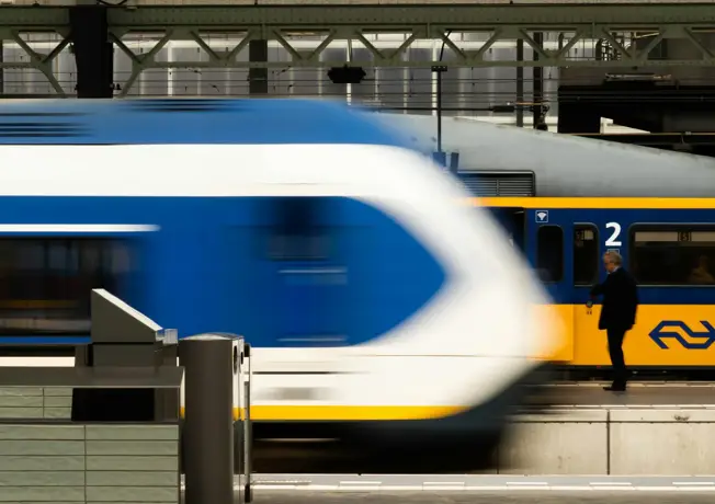 Bahnhof der NS-Züge