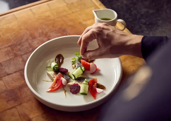 Une cuisine de saison signée par le Chef Jérôme Salat