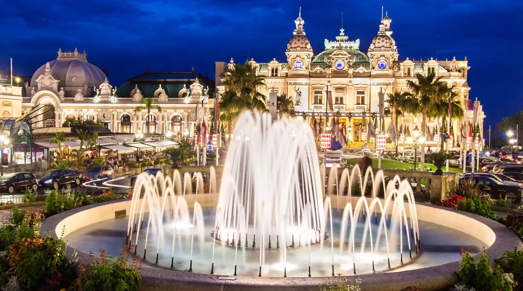 A photo of the Monte Carlo Casino in Monaco