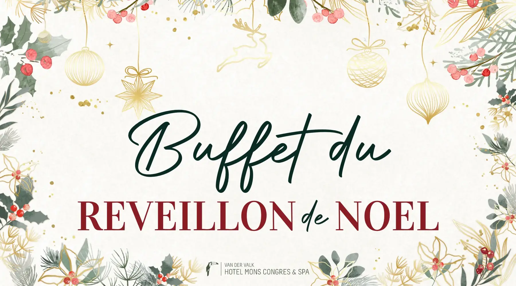 Réveillon de Noël 2026 | Van der Valk Mons
