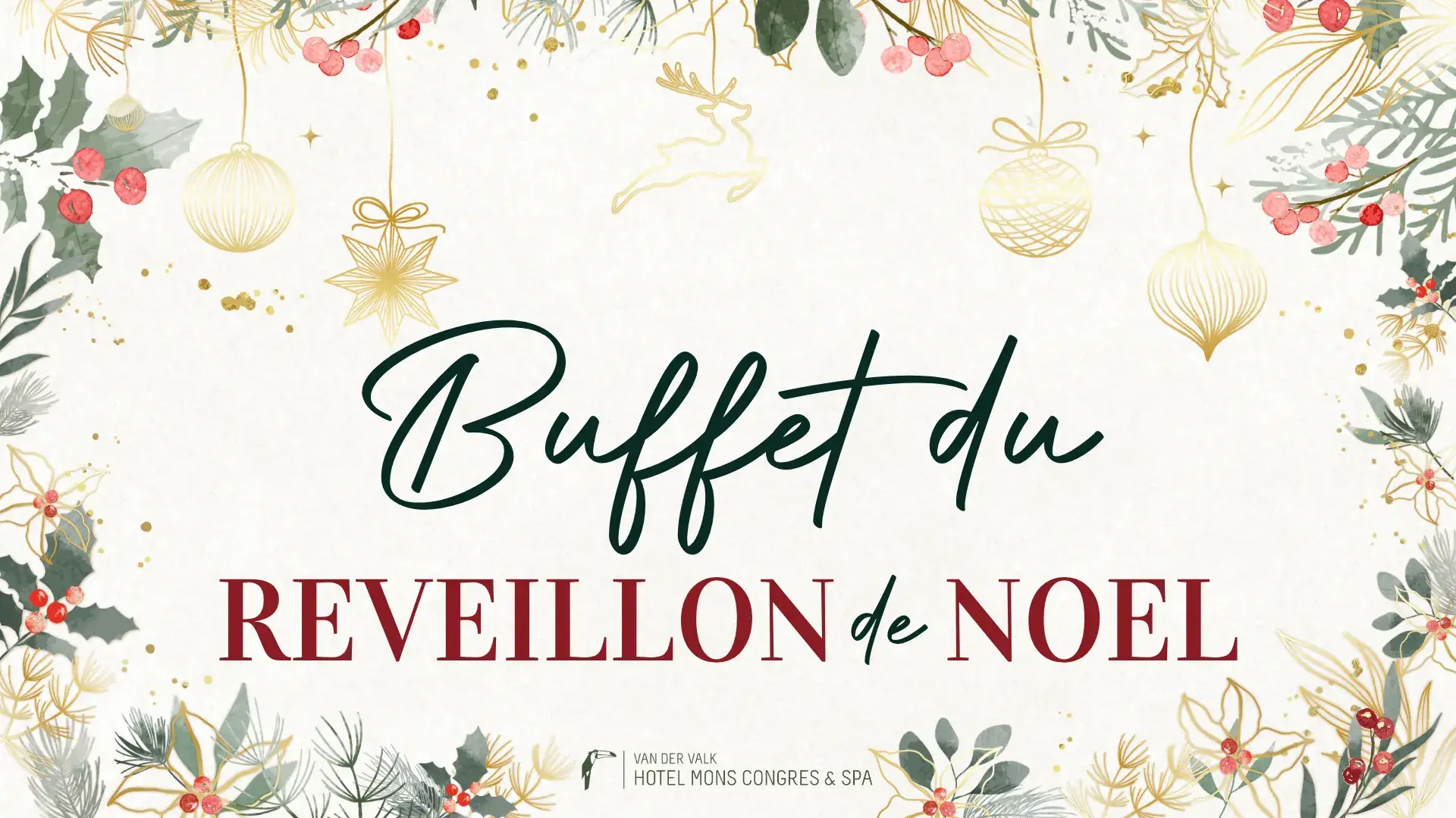 Réveillon de Noël 2026 | Van der Valk Mons