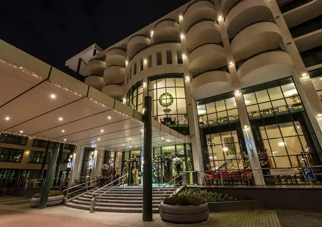 Theaterhotel Almelo zu Weihnachten geschmückt