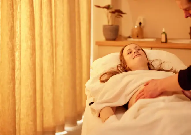 A massage at Tiel