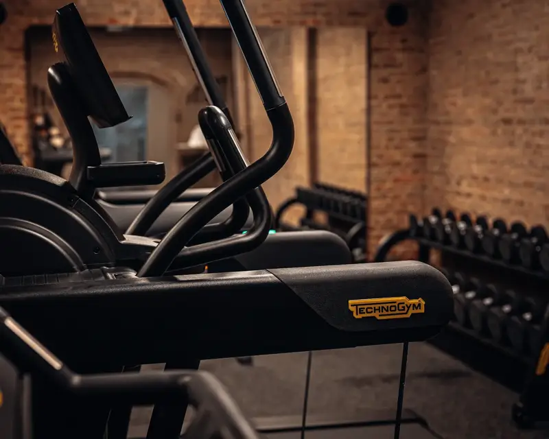 Close-up van de cardiotoestellen